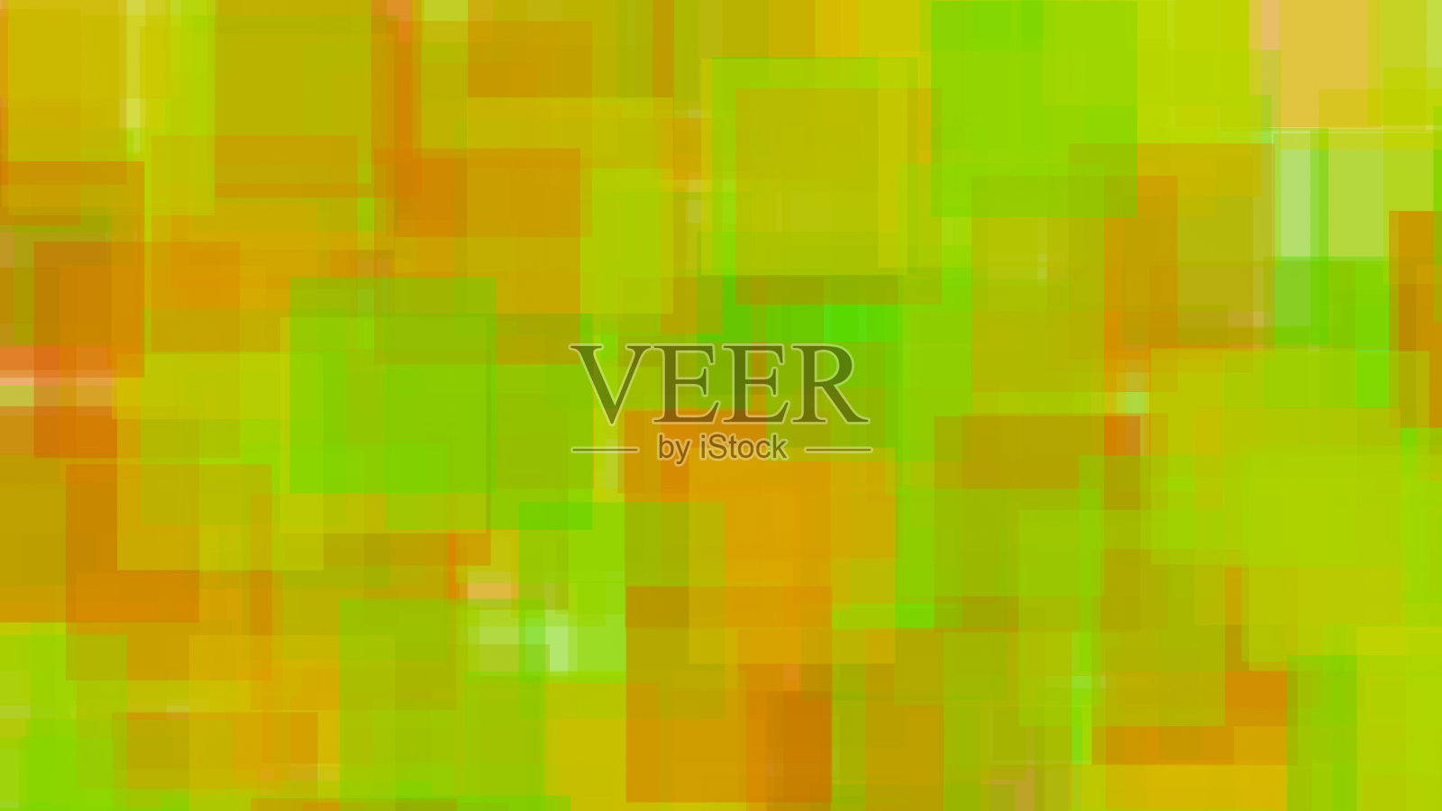 背景抽象8K黄绿橙方格图案柔和插画图片素材