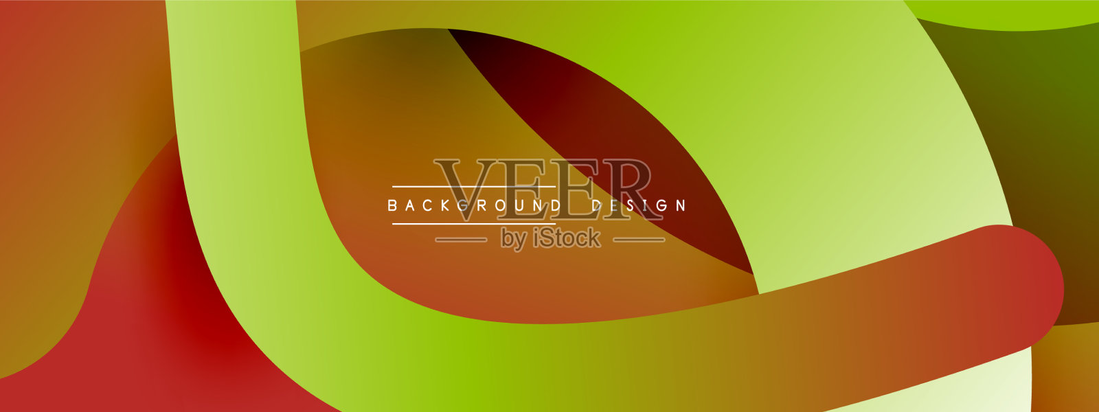 抽象交叠线和圆几何插画图片素材