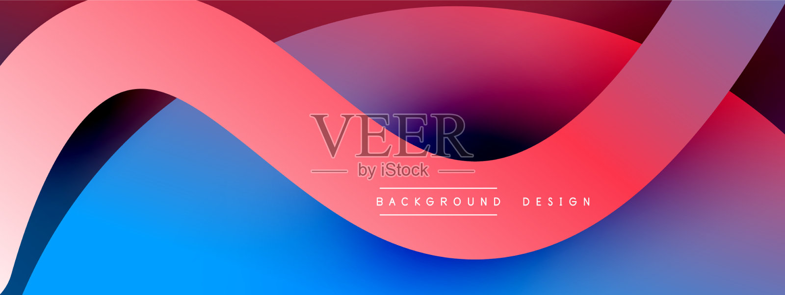 抽象交叠线和圆几何插画图片素材