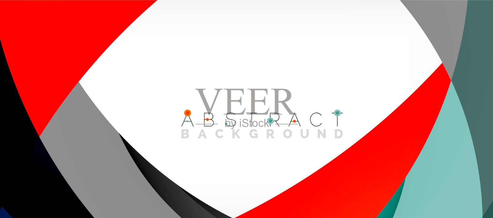 几何抽象背景圈创建插画图片素材