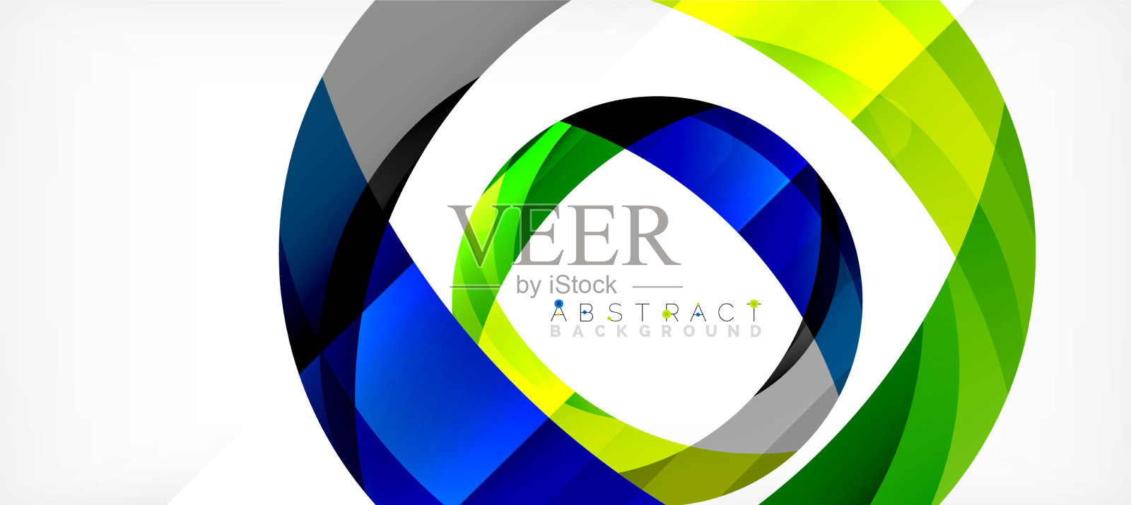 颜色圈形状最小的几何背景插画图片素材