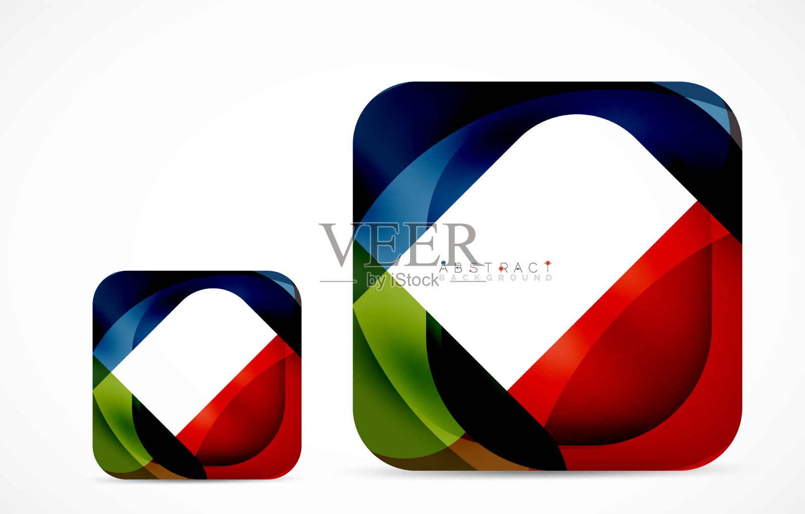 最小的背景抽象的正方形形状插画图片素材