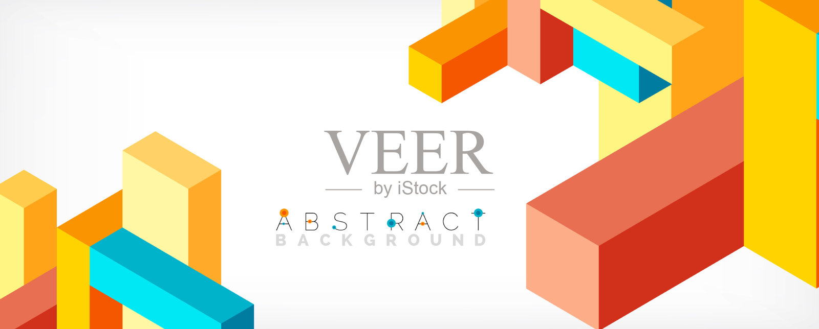 抽象背景三维立方体和立方体元素插画图片素材