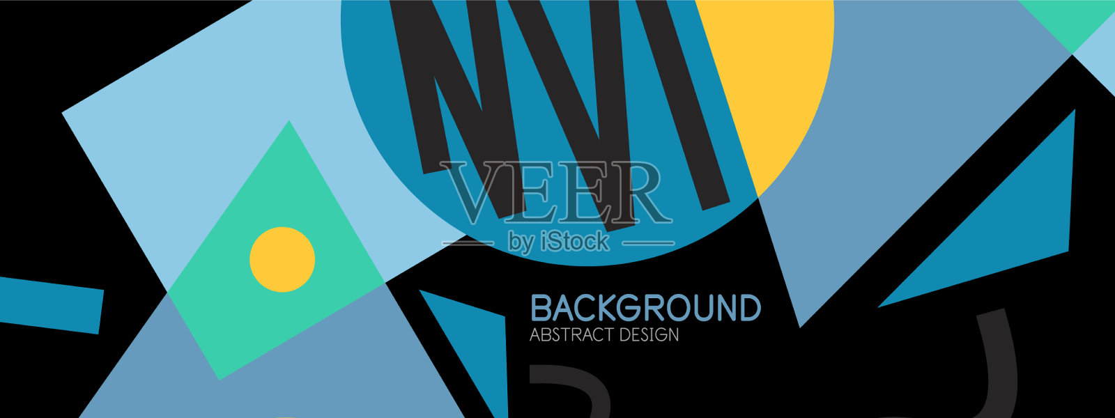 抽象的背景块线三角形插画图片素材