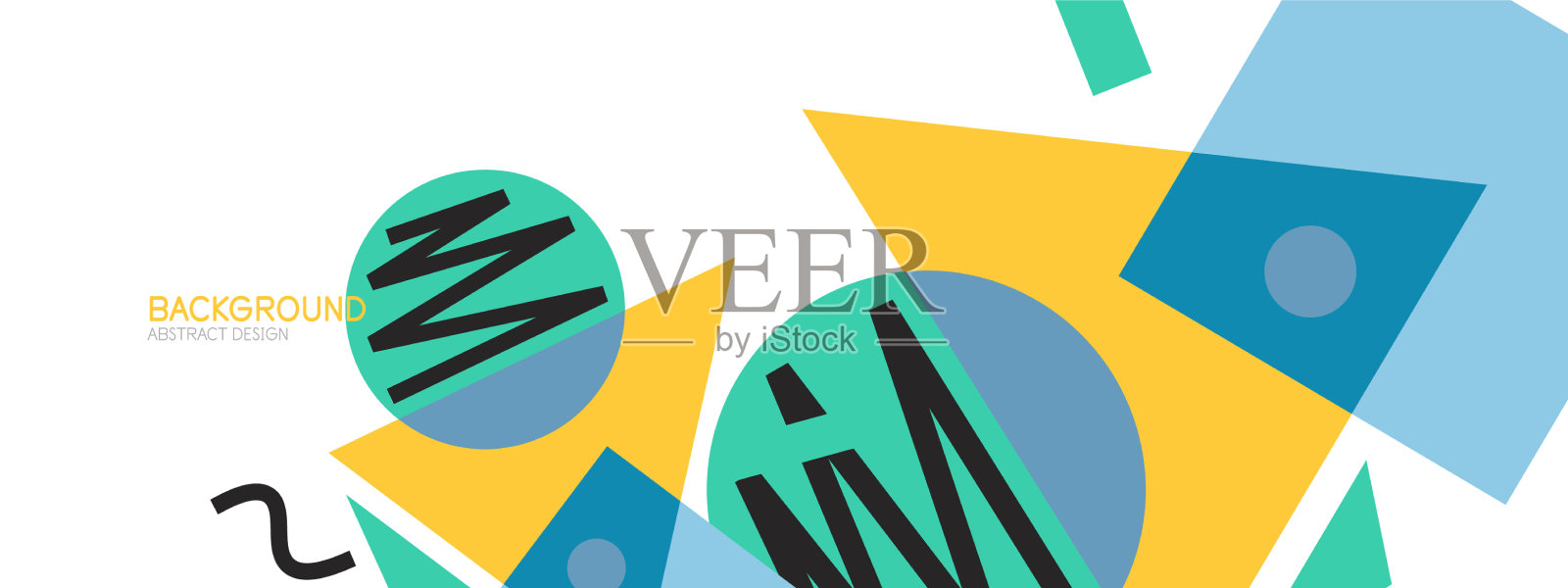 抽象的背景块线三角形插画图片素材