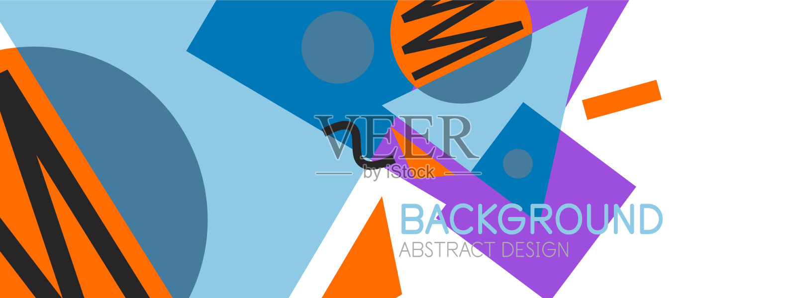 抽象的背景块线三角形插画图片素材