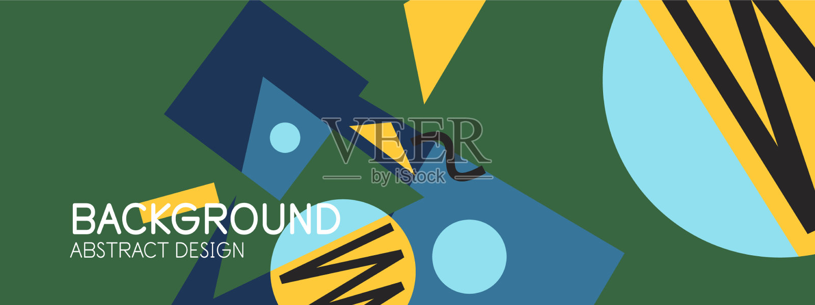 抽象的背景块线三角形插画图片素材