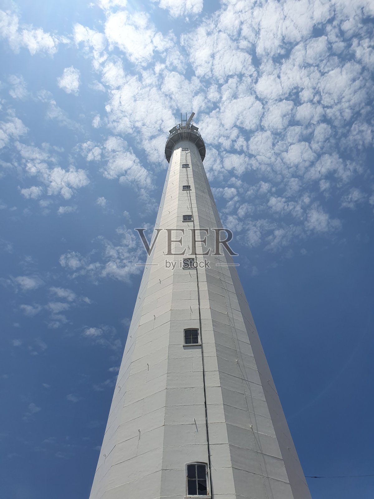 高大的白色老灯塔塔照片摄影图片