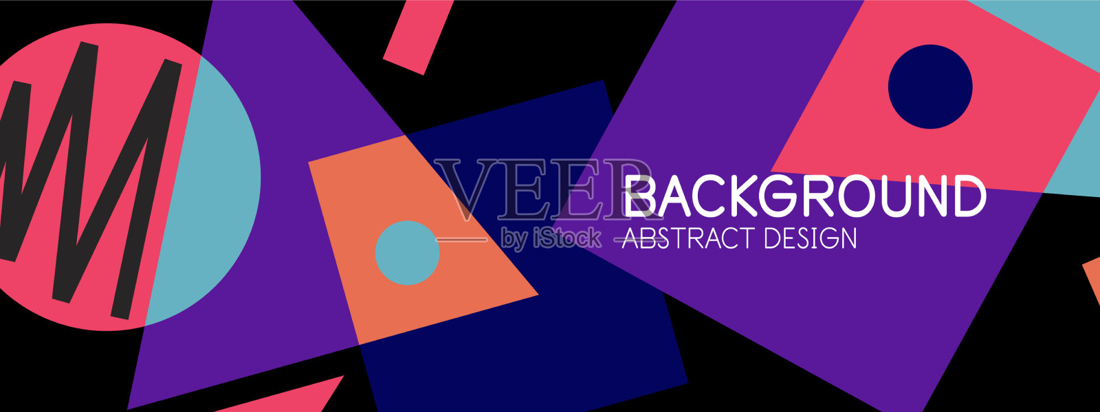 抽象的背景与块线几何插画图片素材