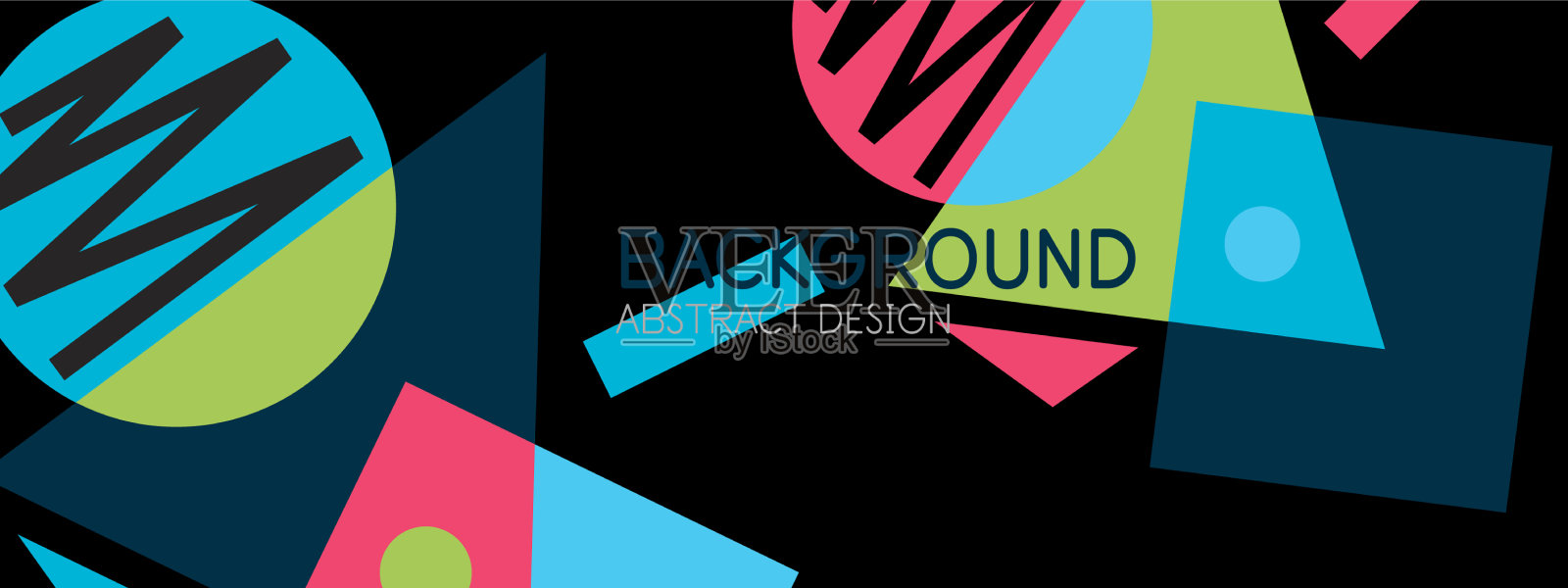 抽象的背景与块线几何插画图片素材