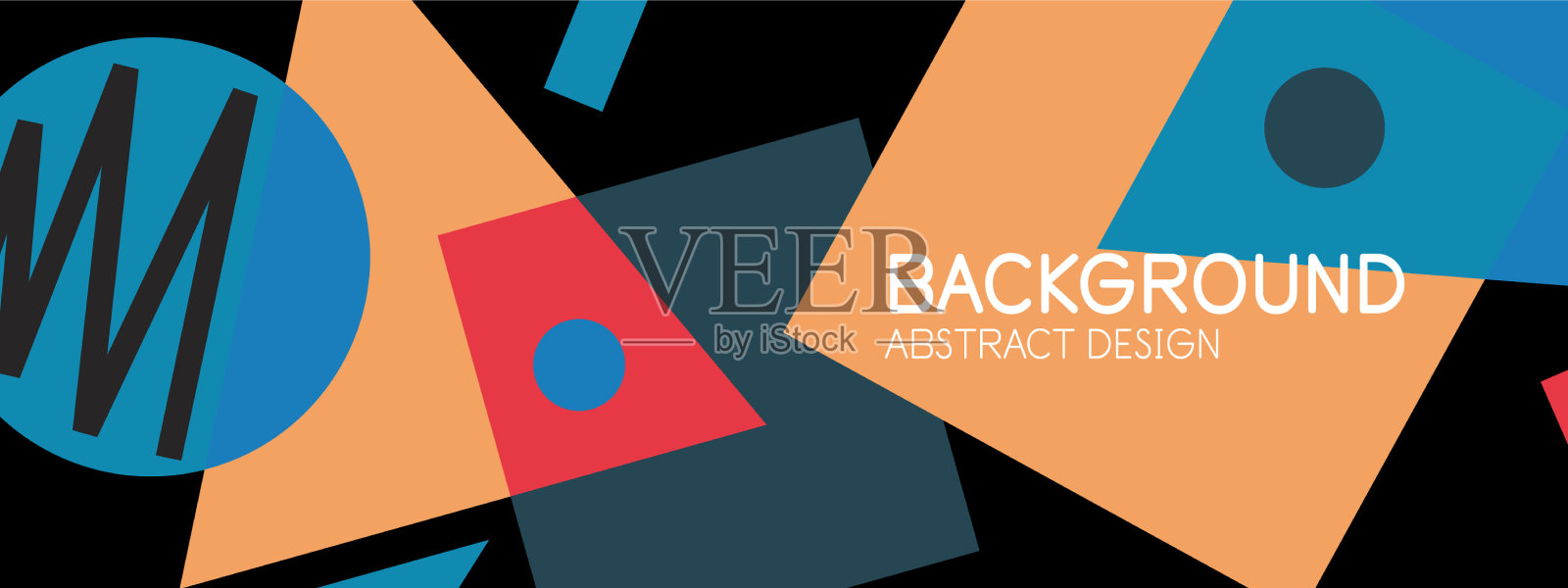 抽象的背景与块线几何插画图片素材