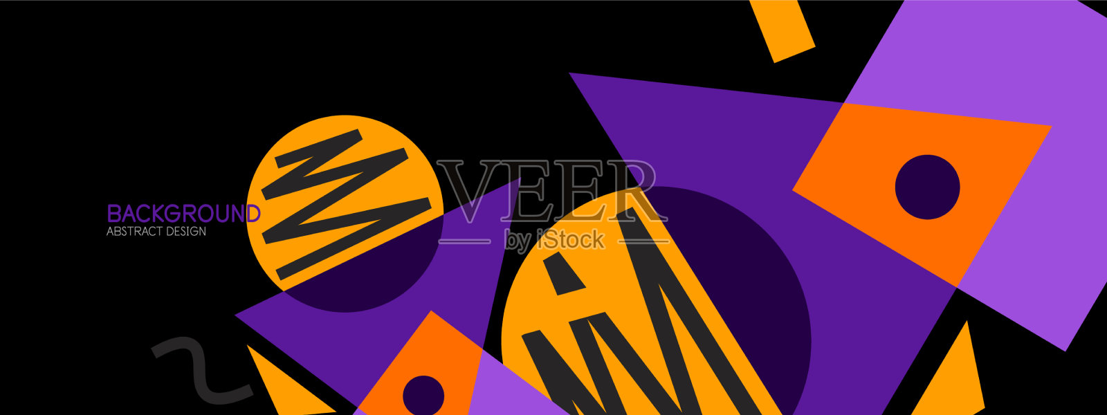 抽象的背景块线三角形插画图片素材