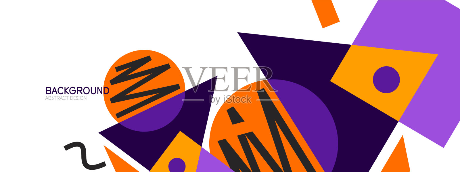 抽象的背景块线三角形插画图片素材