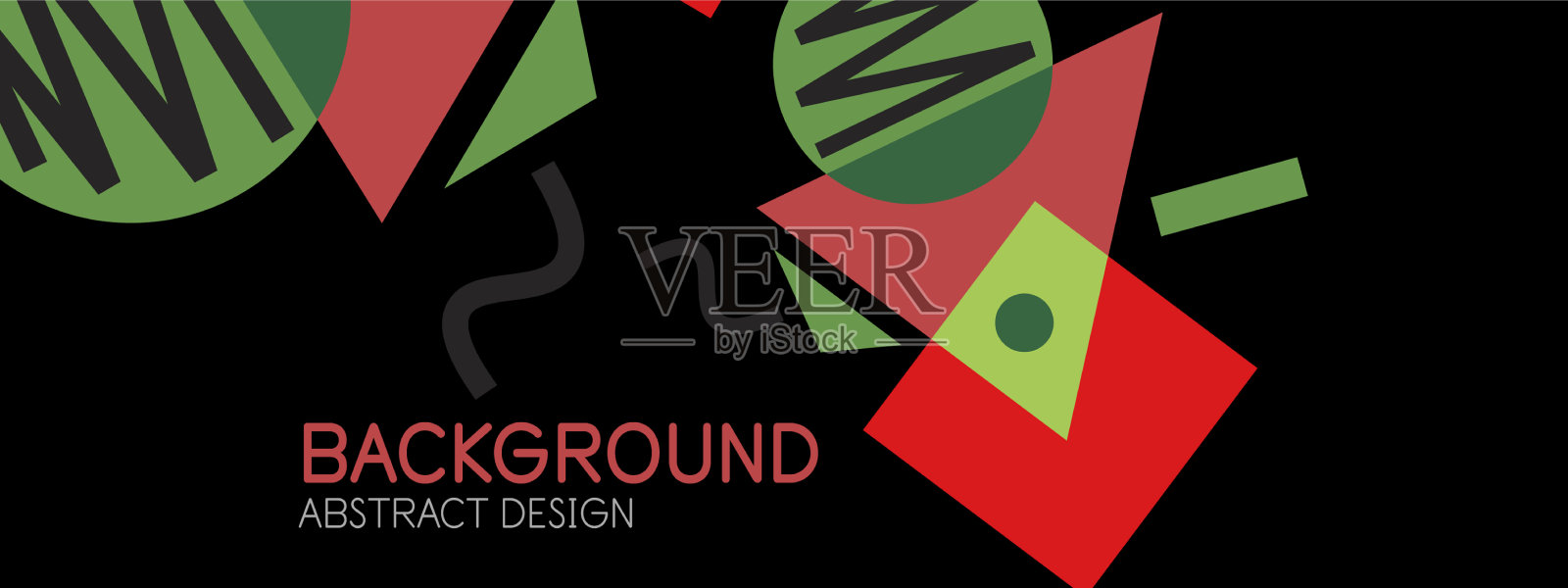 抽象的背景块线三角形插画图片素材