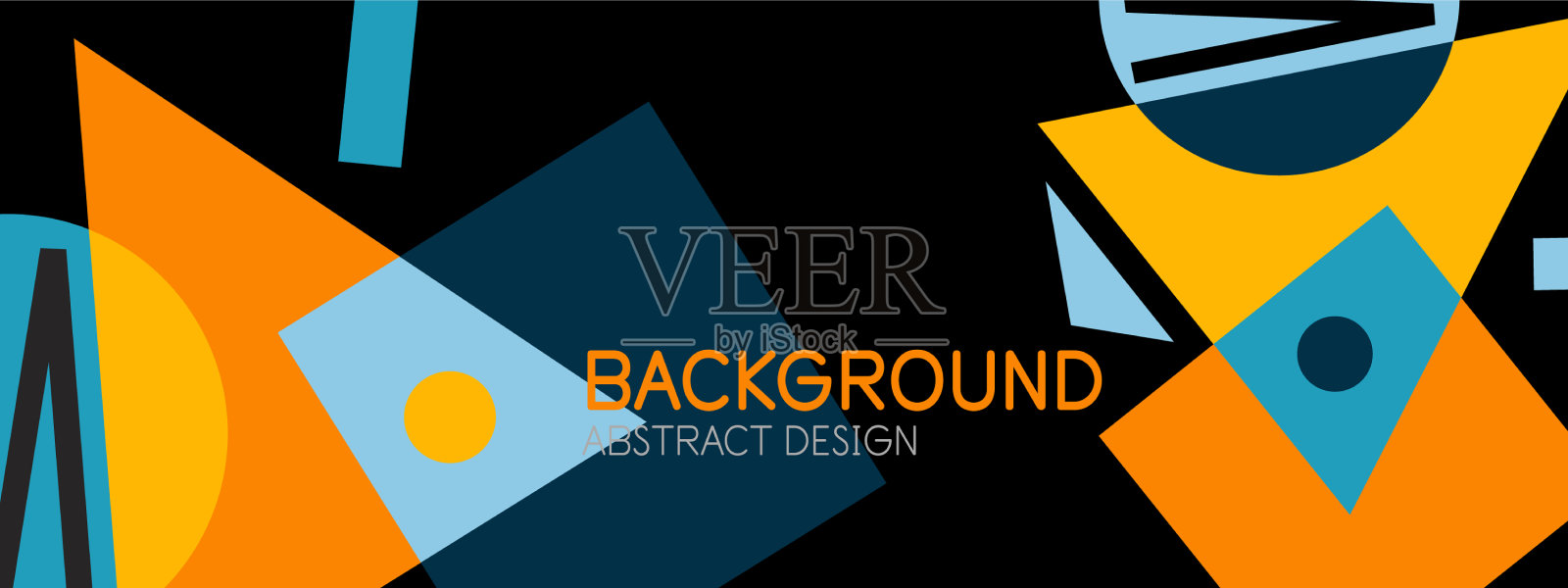 抽象的背景与块线几何插画图片素材