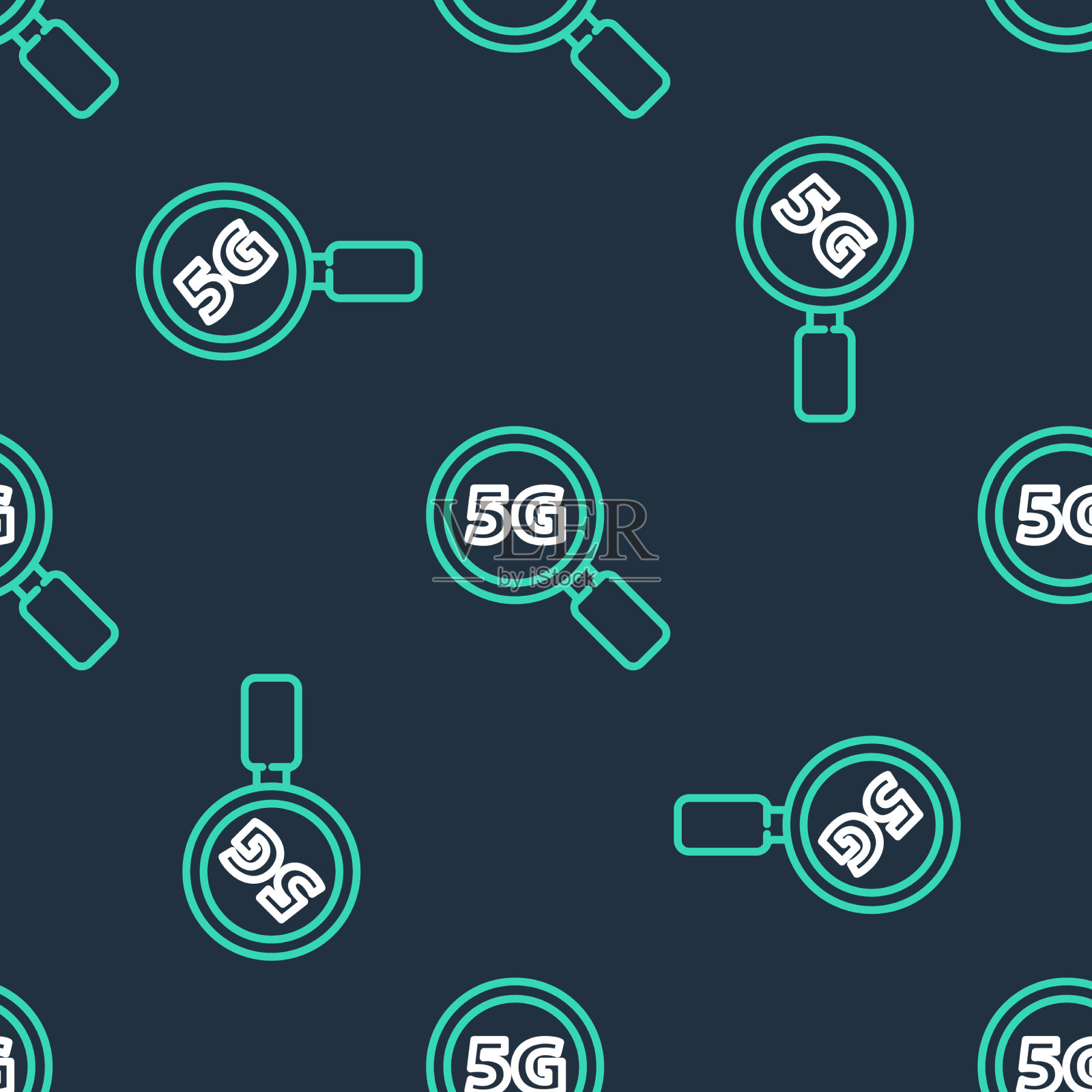 Line search 5g新无线互联网wifi插画图片素材