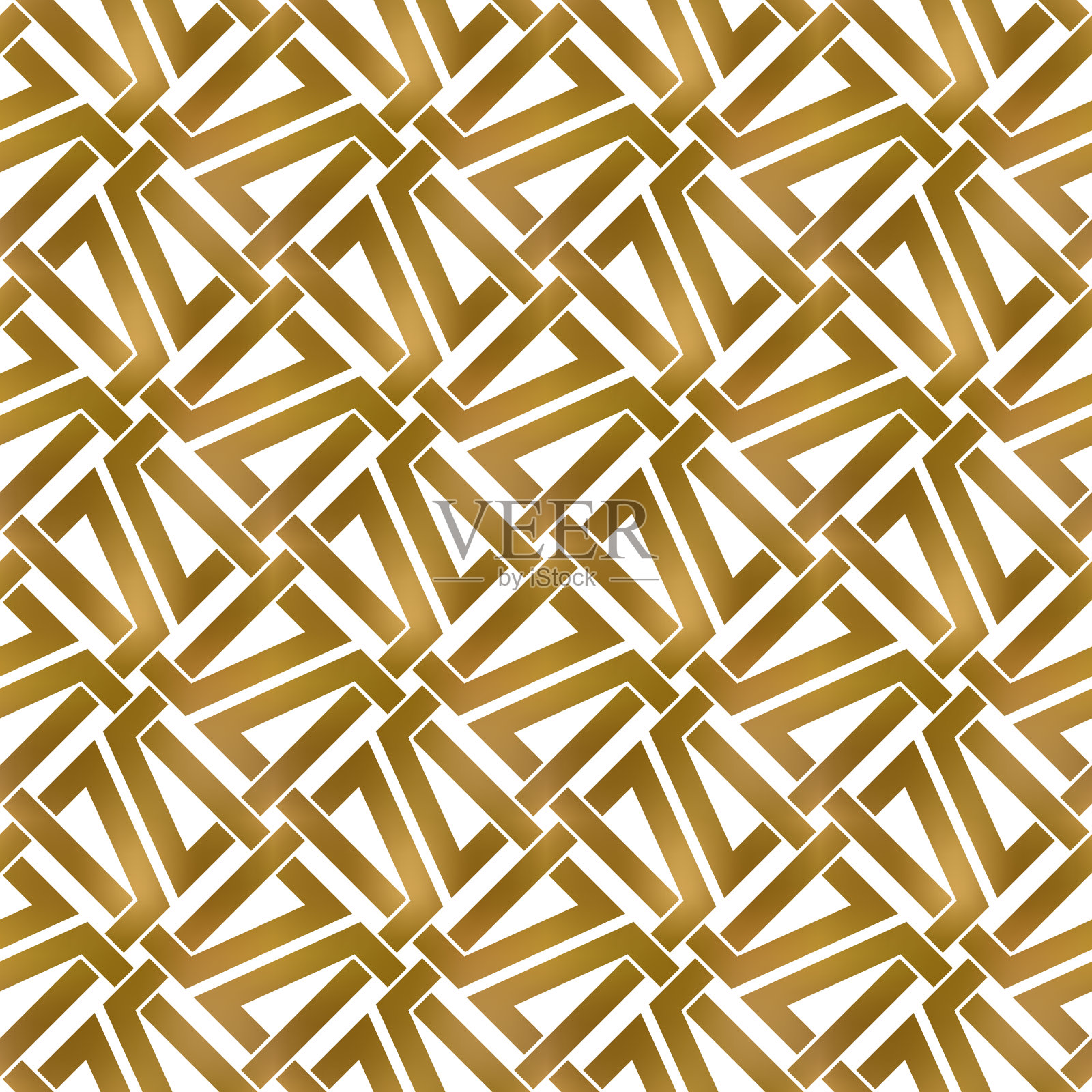 抽象可重复背景的金色扭曲插画图片素材