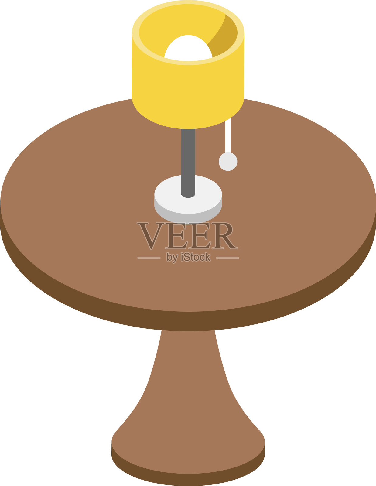 圆桌插画图片素材