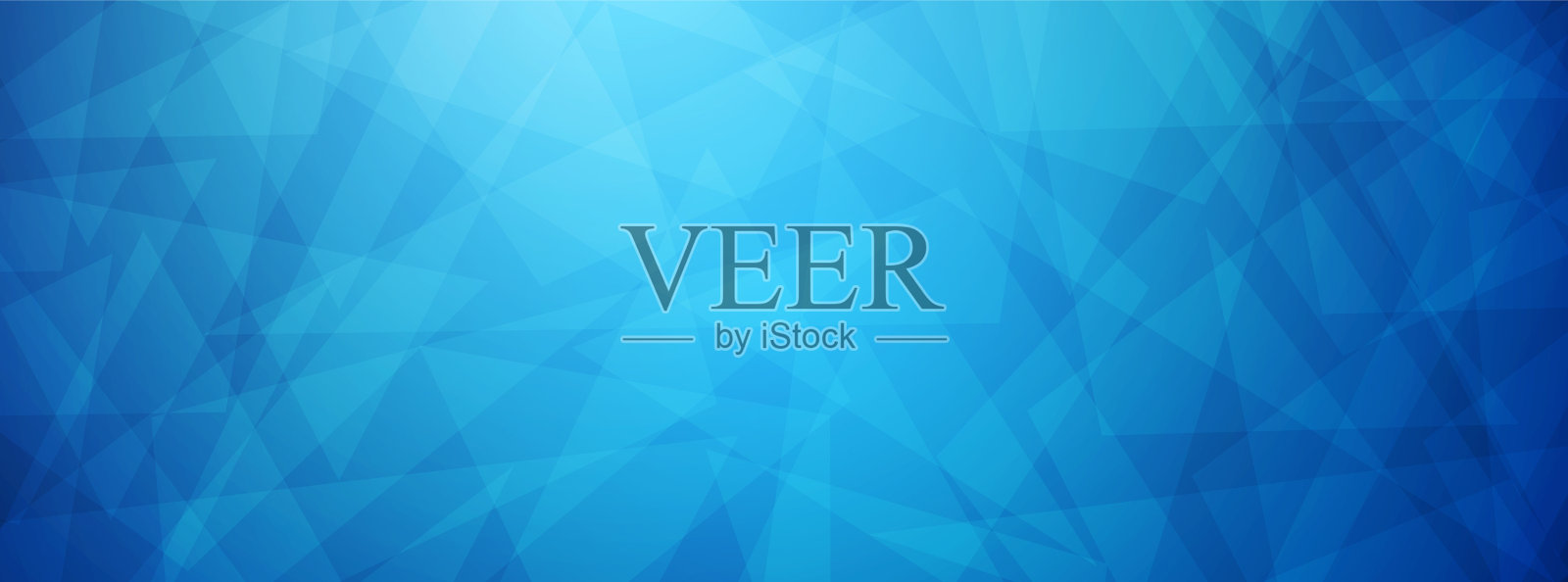 抽象蓝色重叠三角形背景插画图片素材