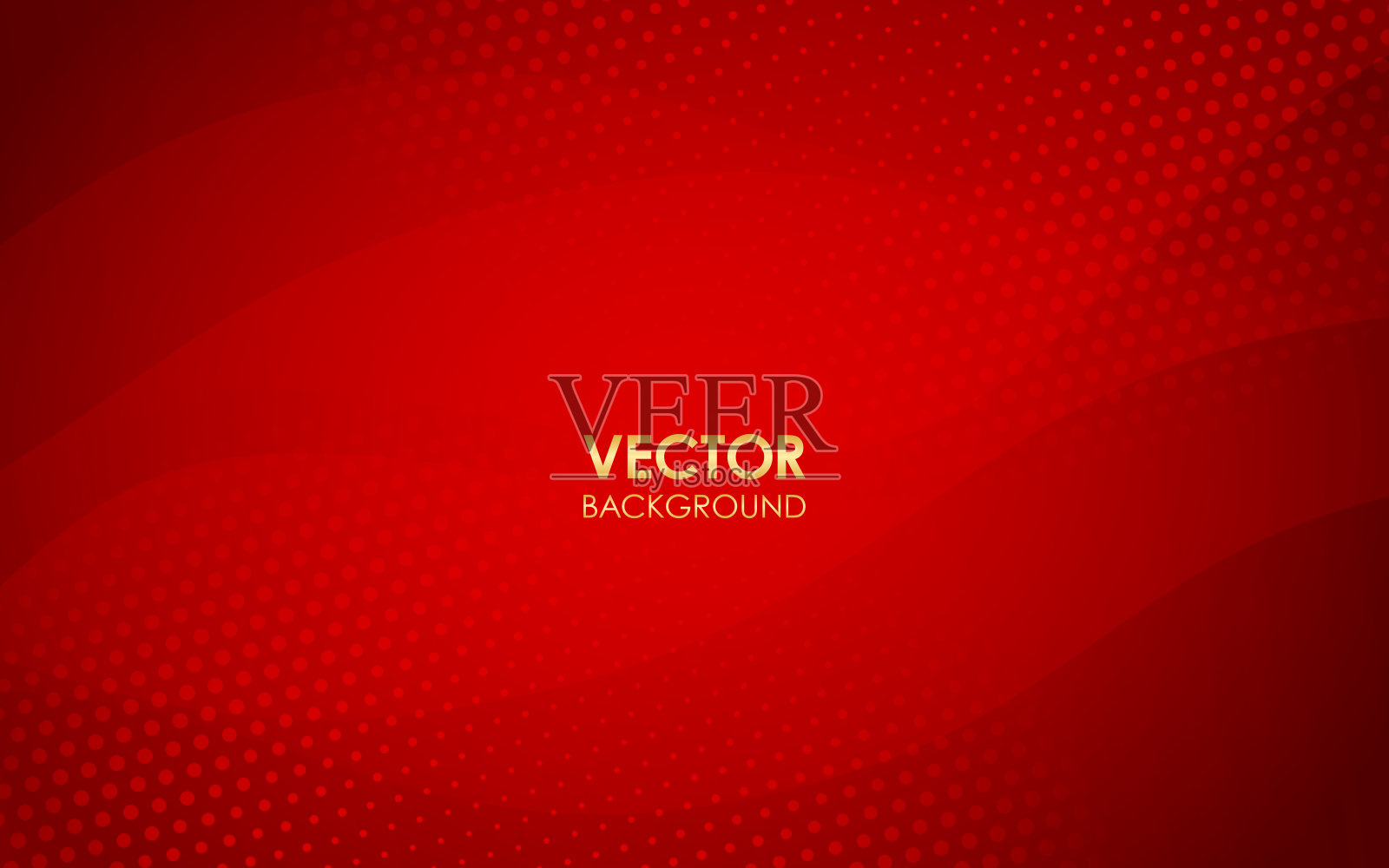 抽象红色曲线背景。矢量插图。插画图片素材