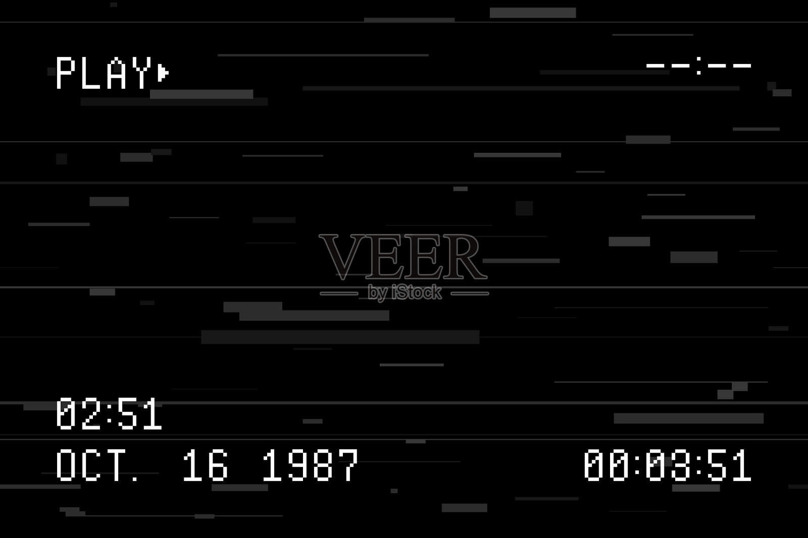 旧的摄像机屏幕模板插画图片素材