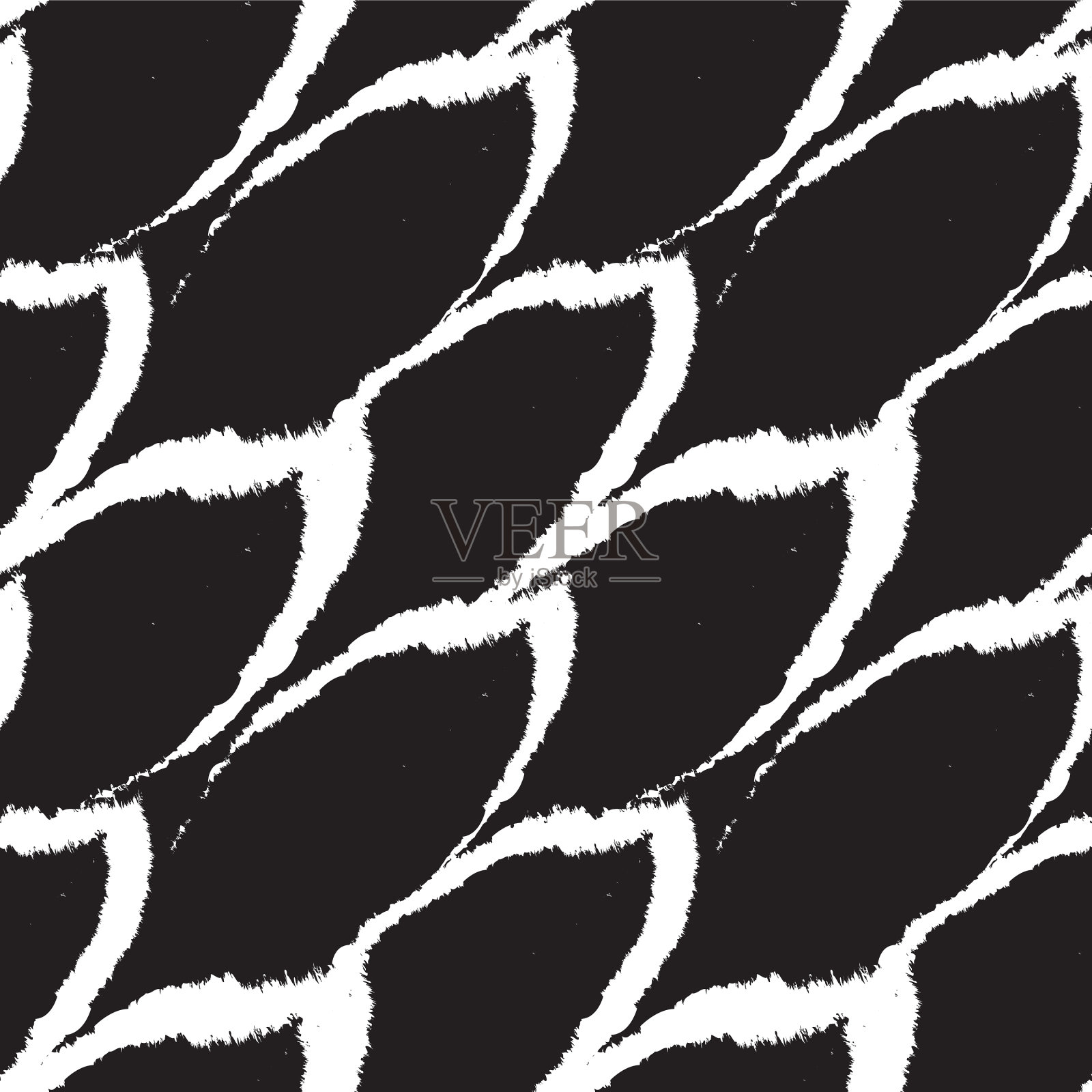 笔触毛无缝图案插画图片素材