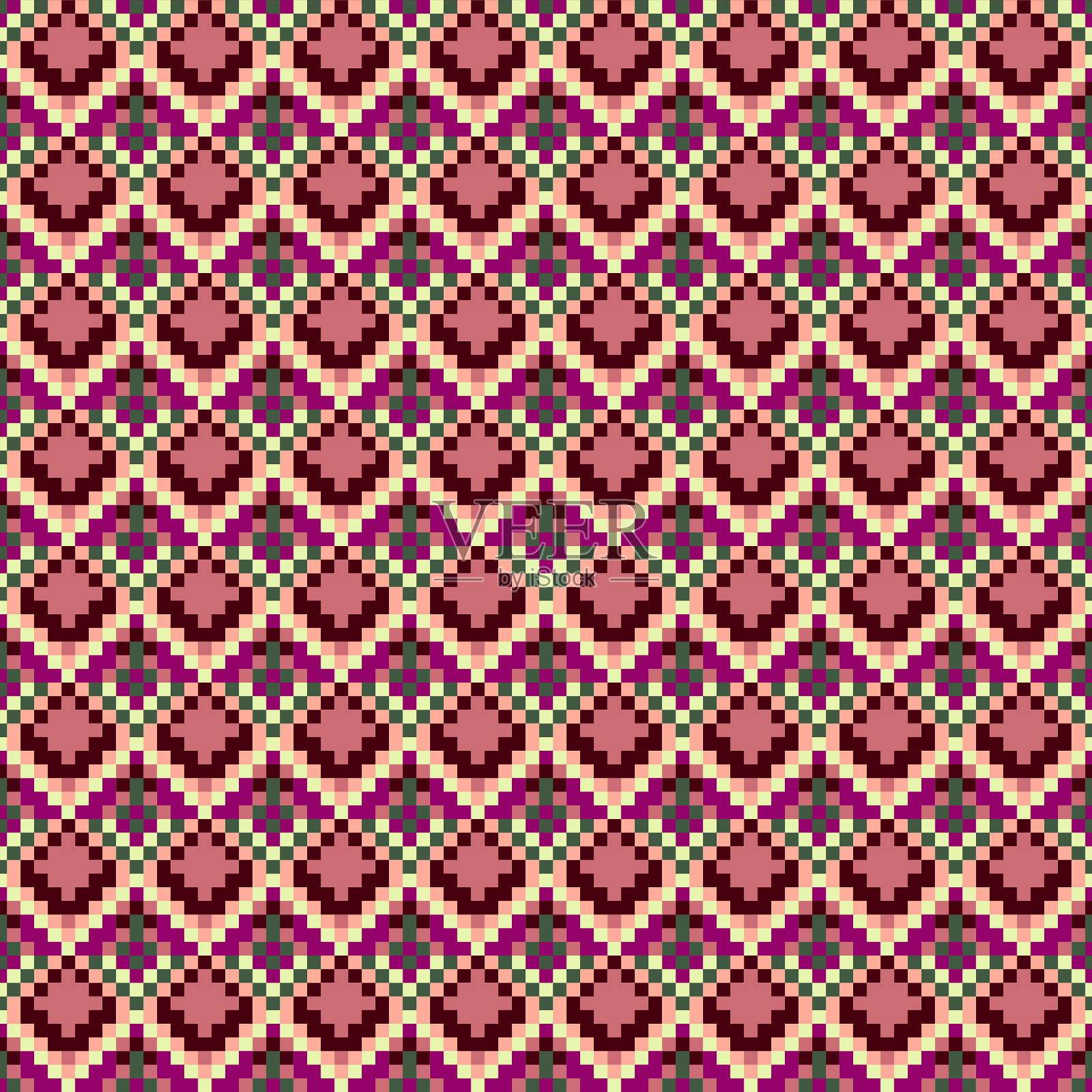 抽象无缝模式插画图片素材