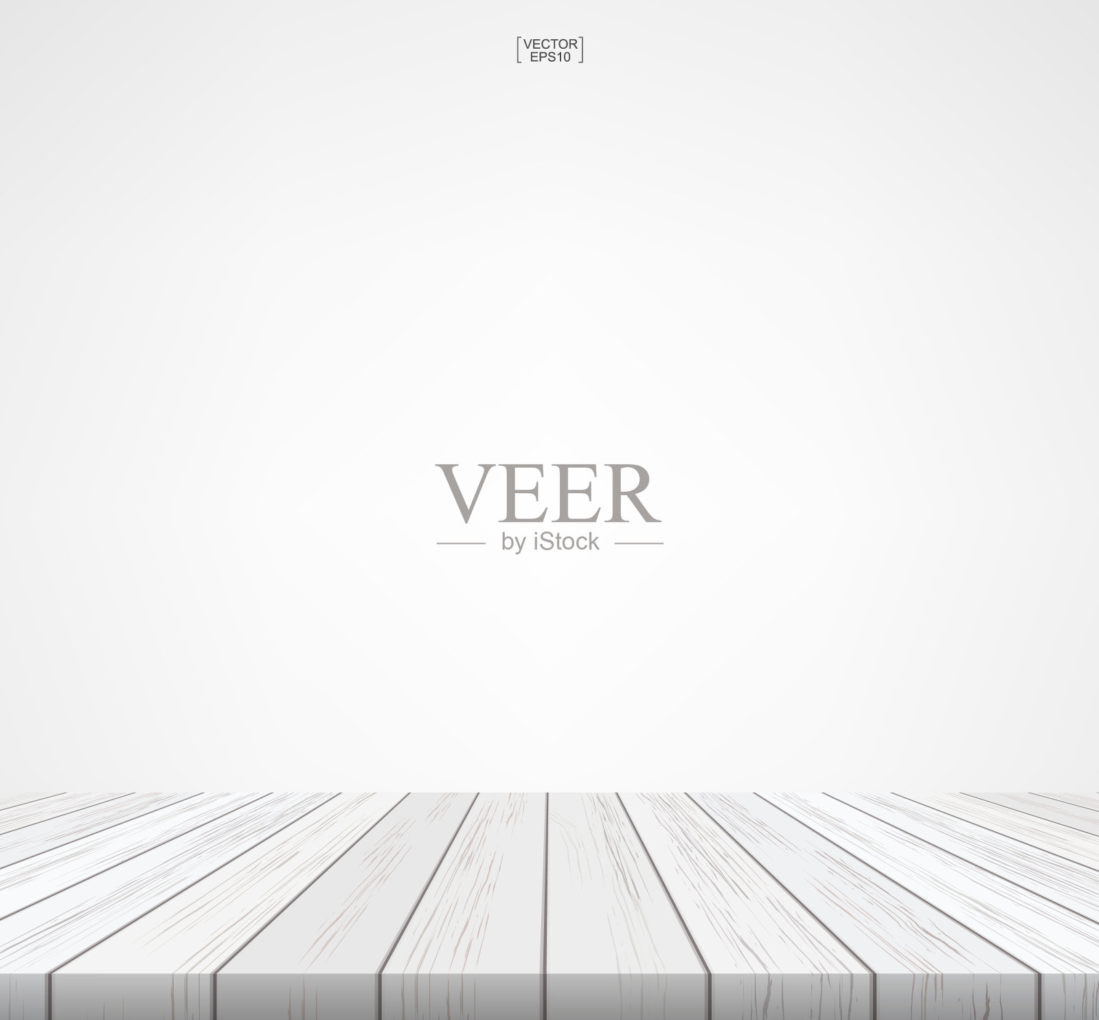 房间空间采用木地板和白色墙背景插画图片素材