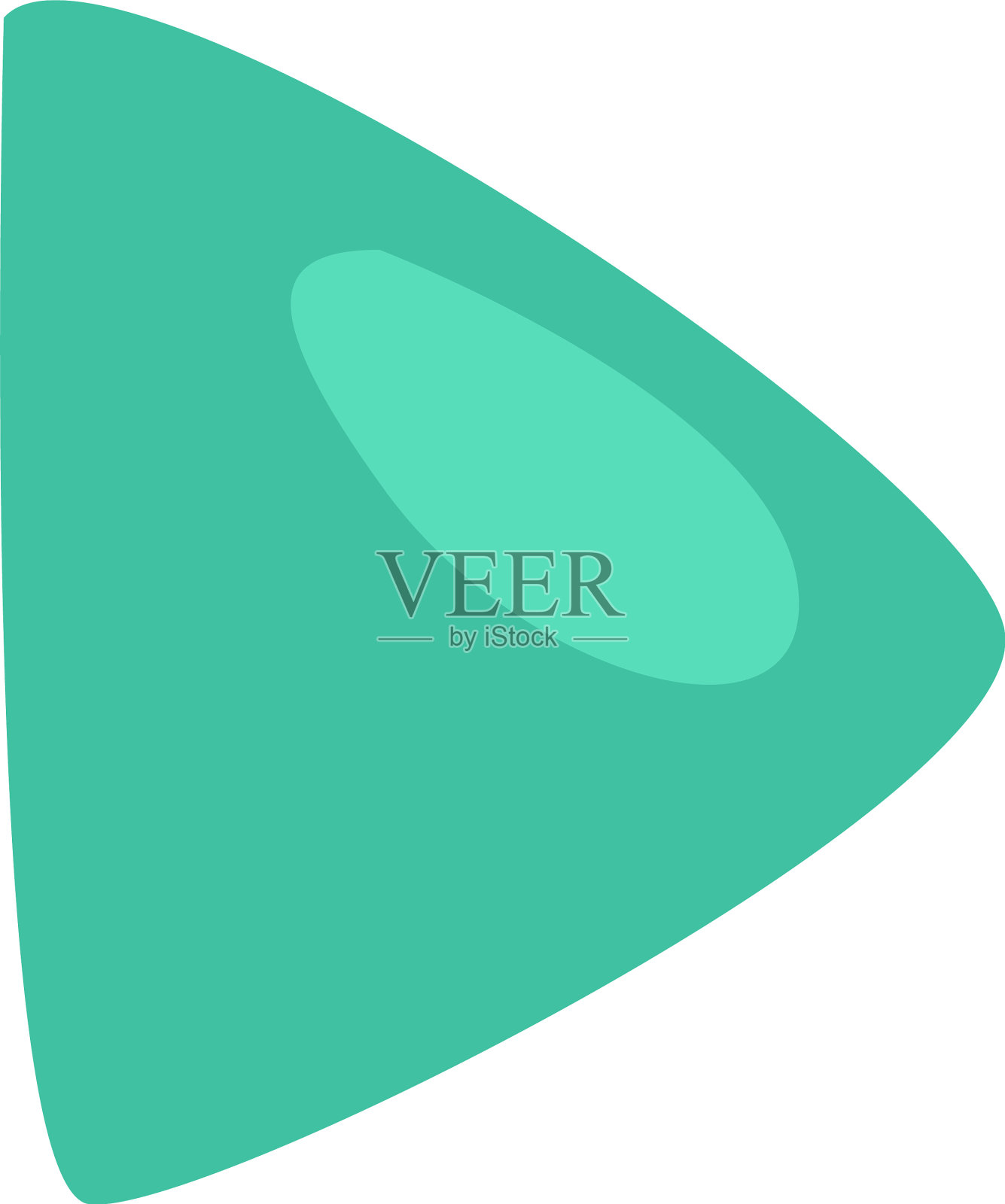 在白色背景下播放音乐设计元素图片