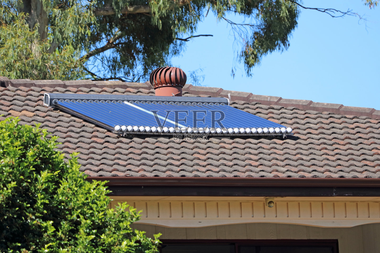 太阳能热水照片摄影图片