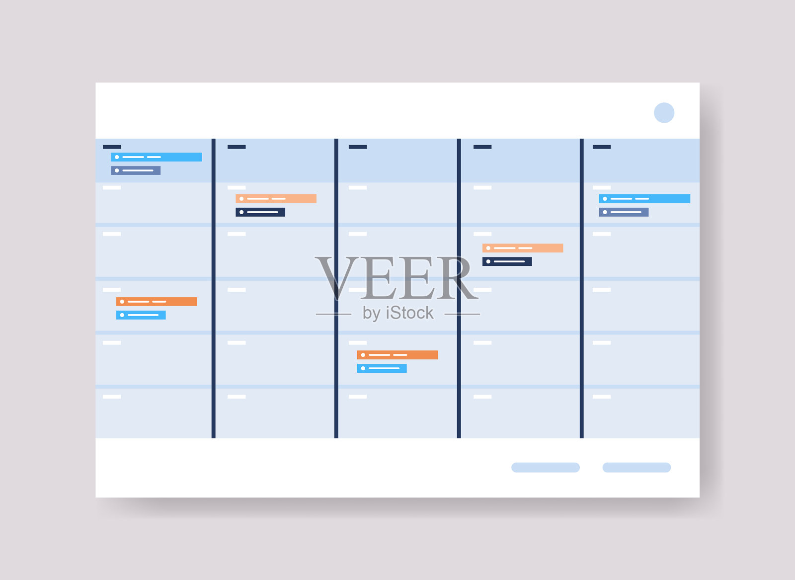 计划时间表在线计划组织者设计模板素材
