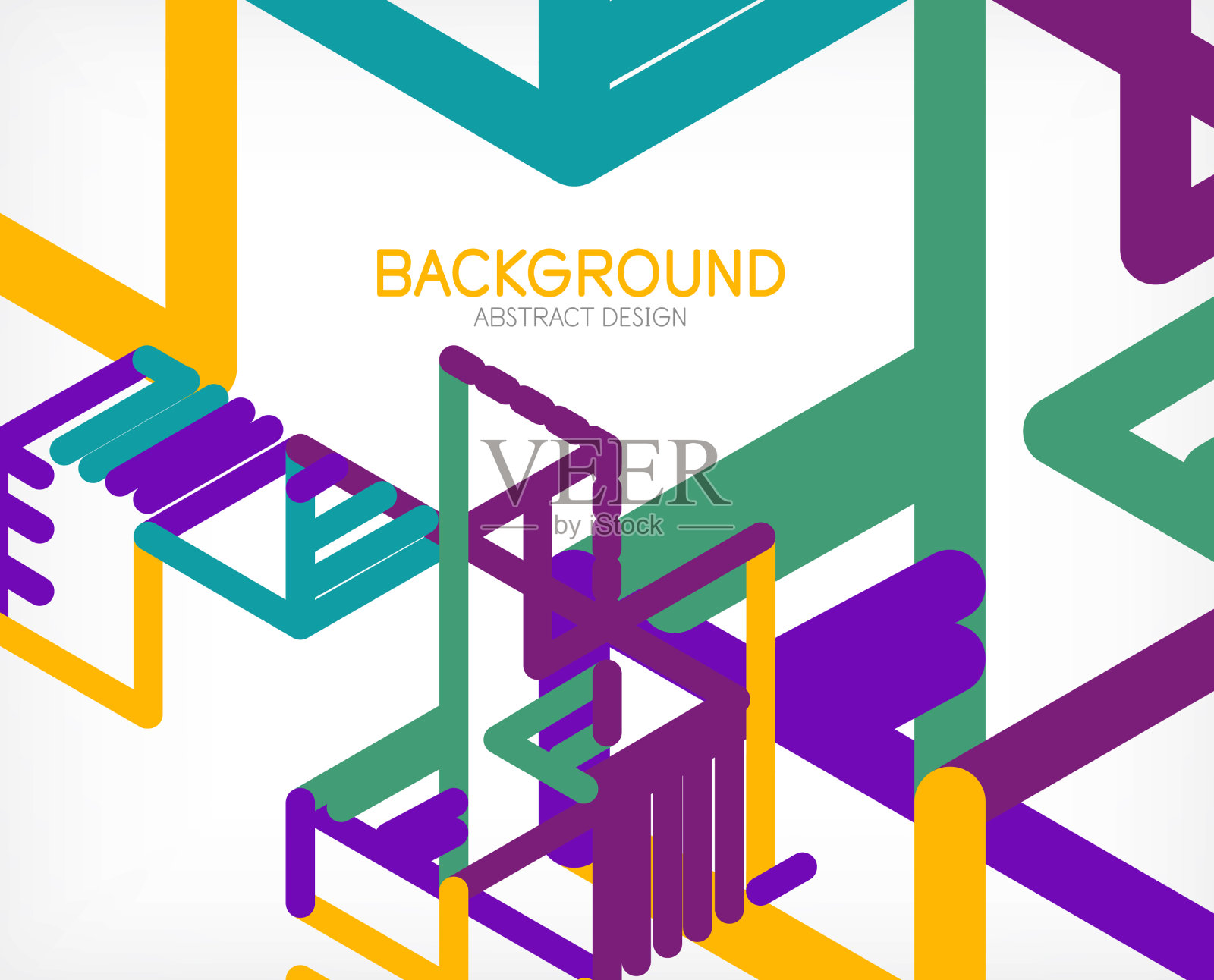 抽象的背景色线在白色上插画图片素材