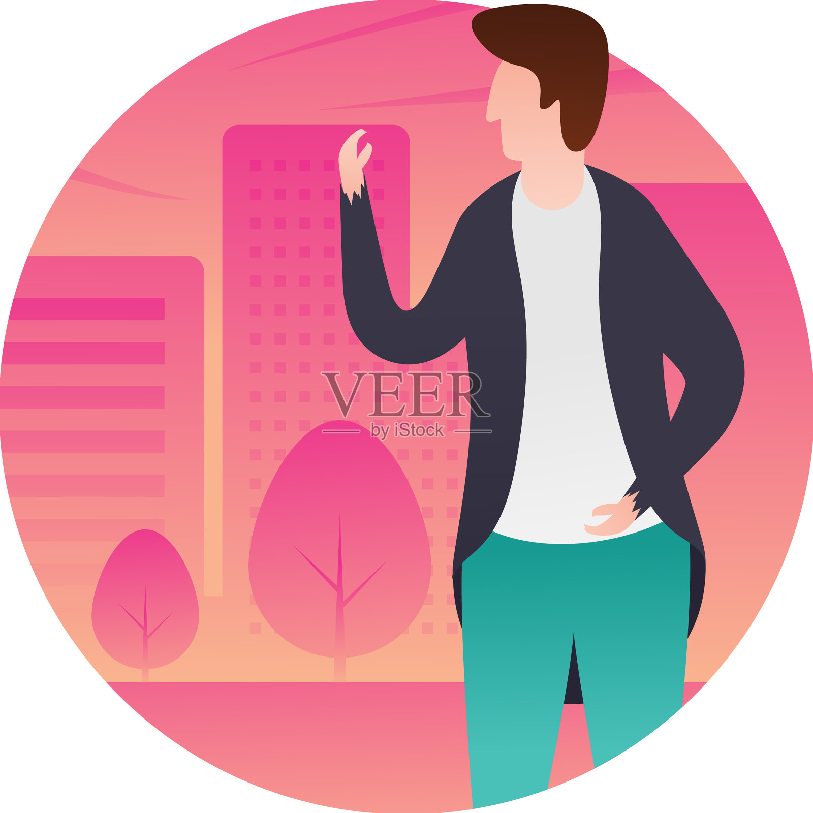 男化身设计元素图片