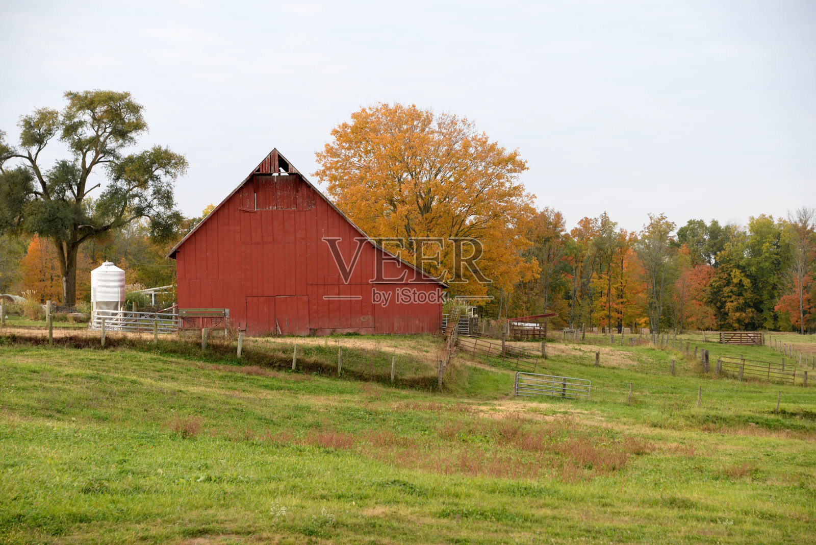 印第安纳州克林顿瀑布附近照片摄影图片