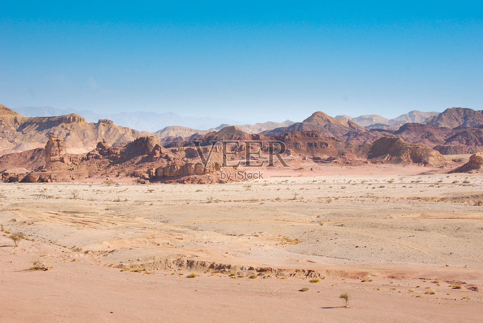 以色列埃拉特附近的提姆纳公园所罗门王柱内盖夫沙漠照片摄影图片