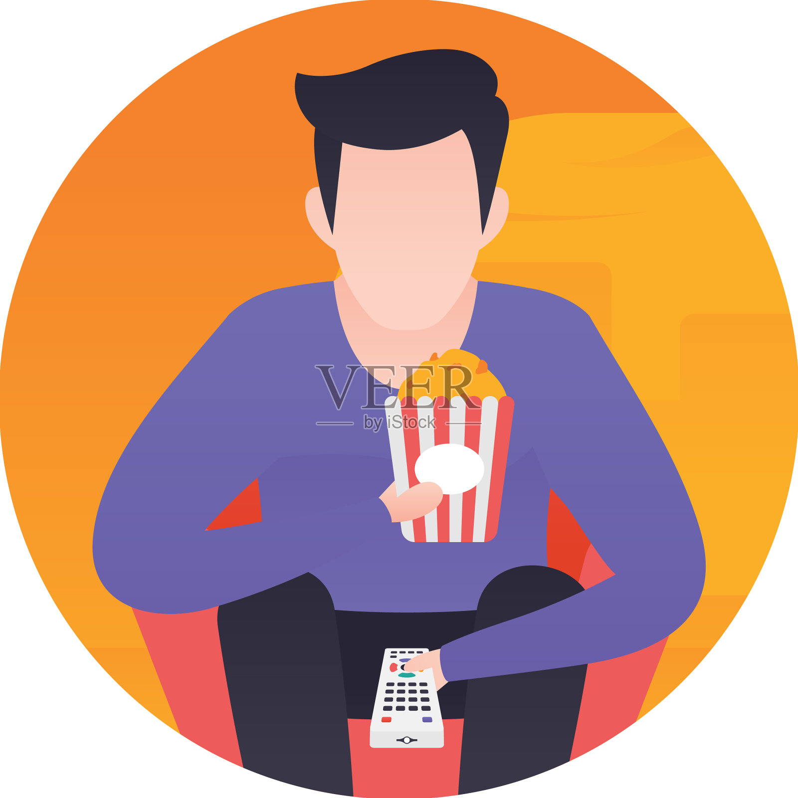 电影的零食设计元素图片