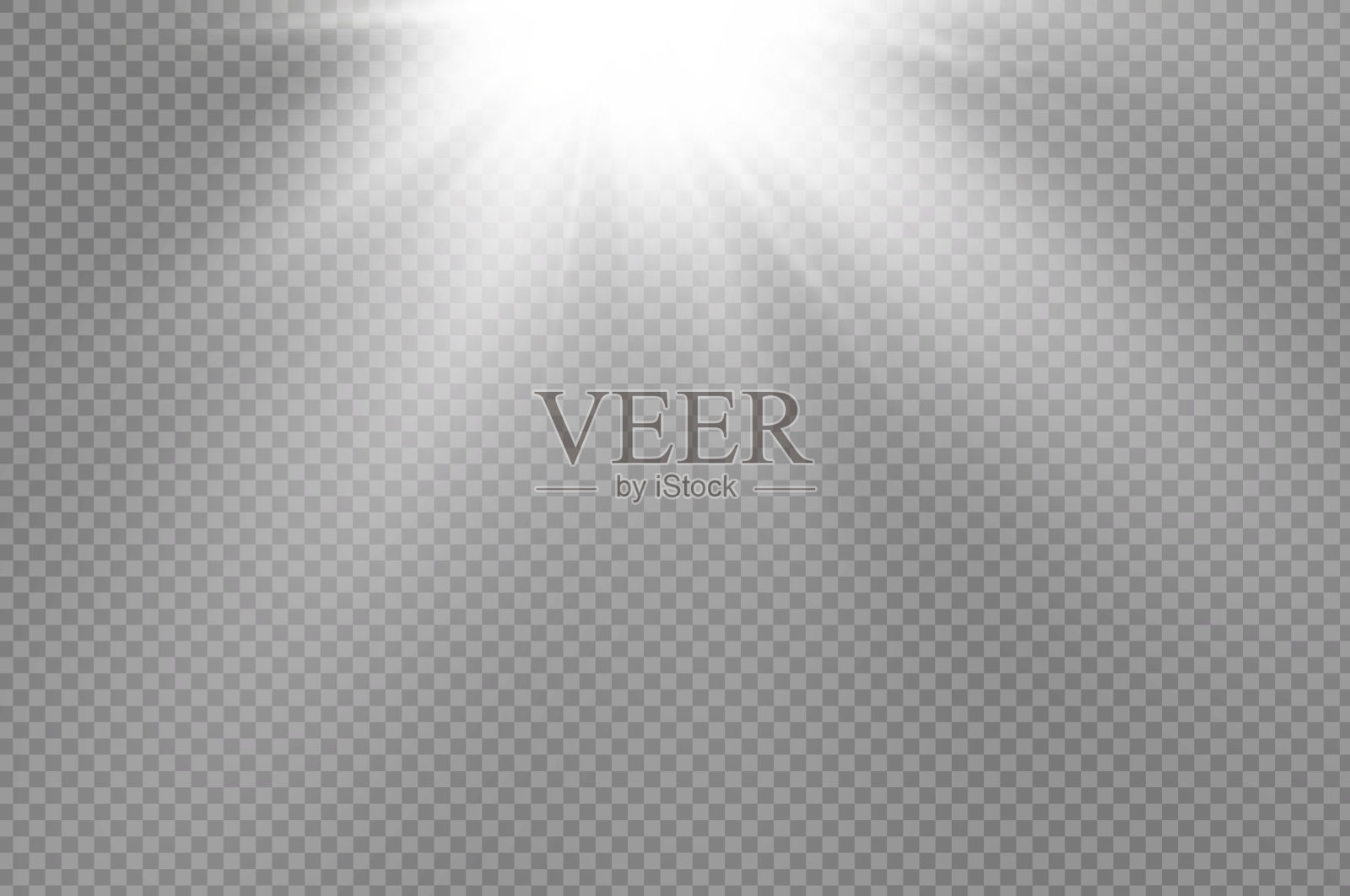 集白色聚光灯投射灯光效果插画图片素材