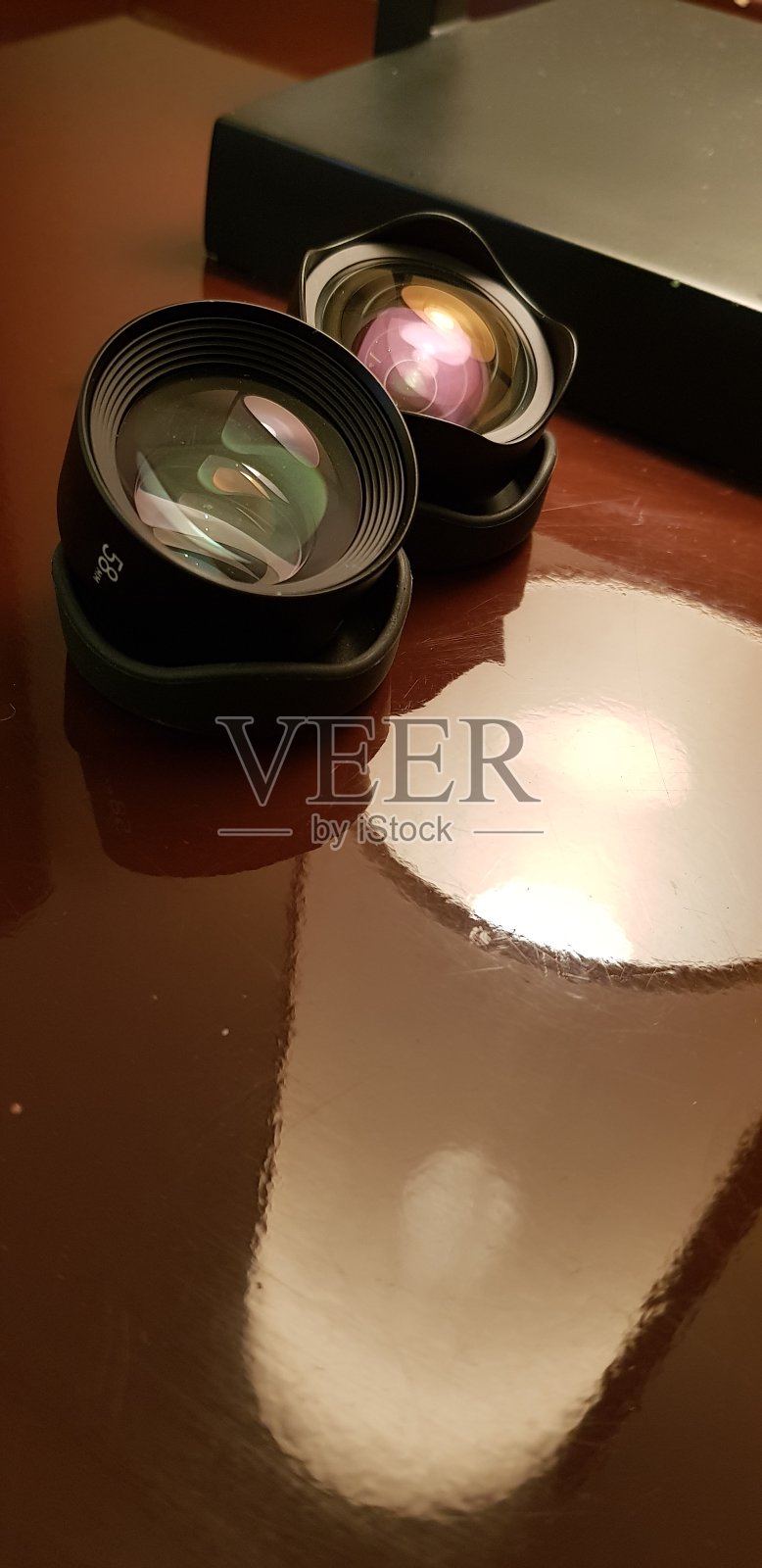 两种手机镜头照片摄影图片