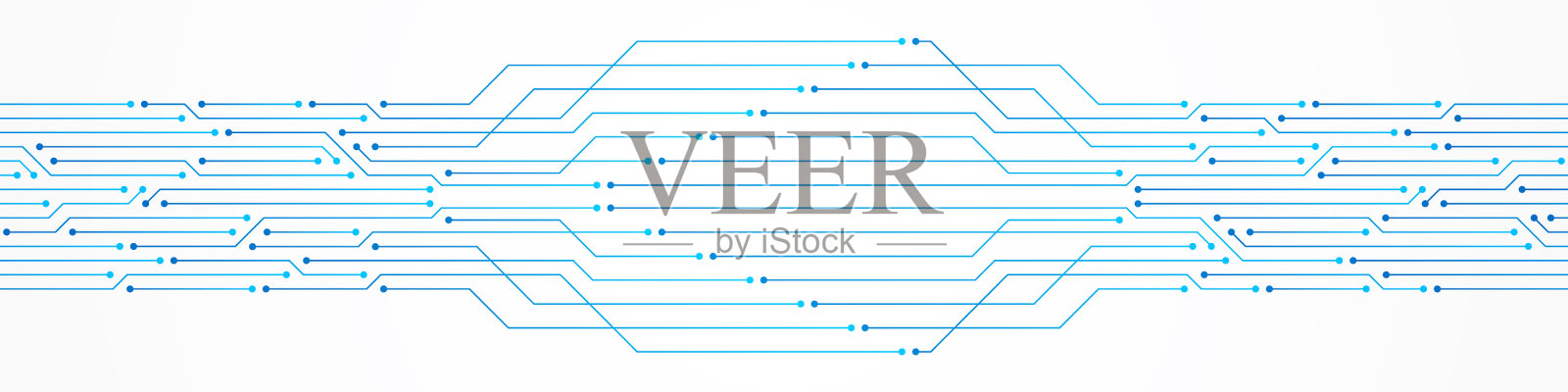 摘要技术背景为蓝色电路板插画图片素材