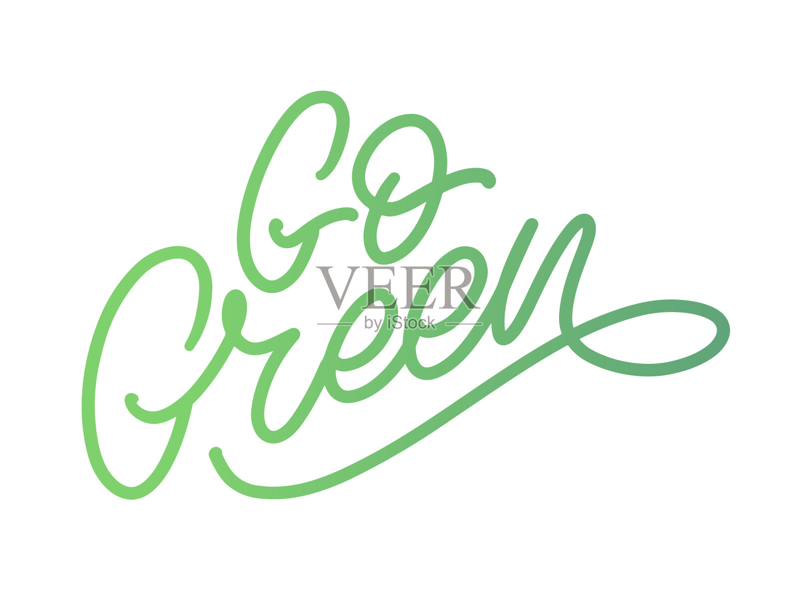 绿色标签，时髦的笔画，鼓舞人心的短语。素食者的概念。向量书法为素食商店，咖啡馆，餐厅菜单，徽章，贴纸，横幅，标志。现代字体设计插画图片素材