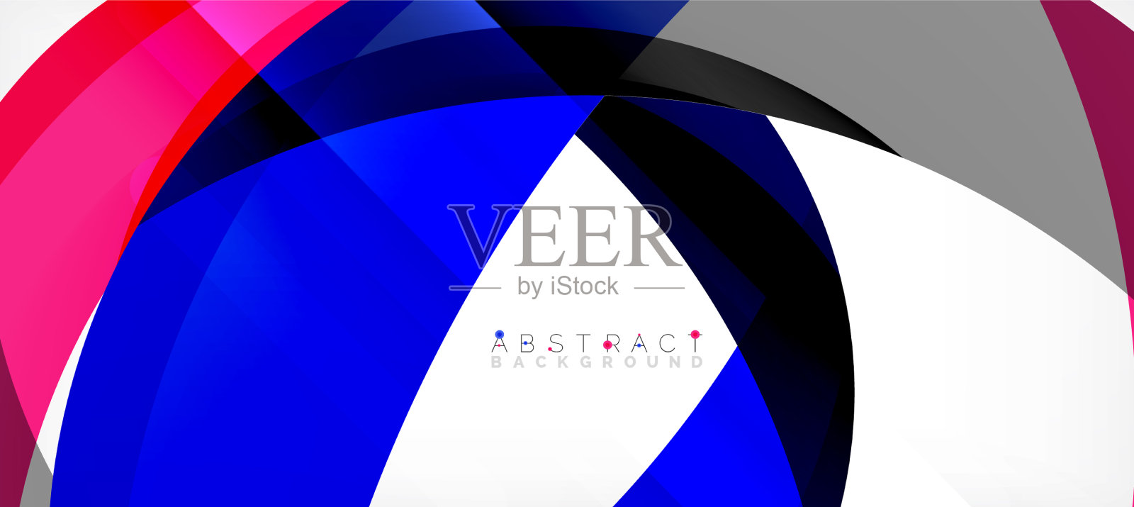 几何抽象背景圈创建插画图片素材