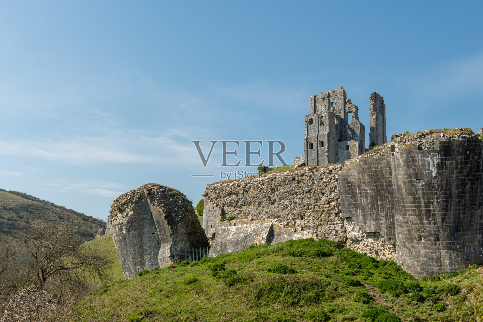 多塞特郡的科夫城堡照片摄影图片