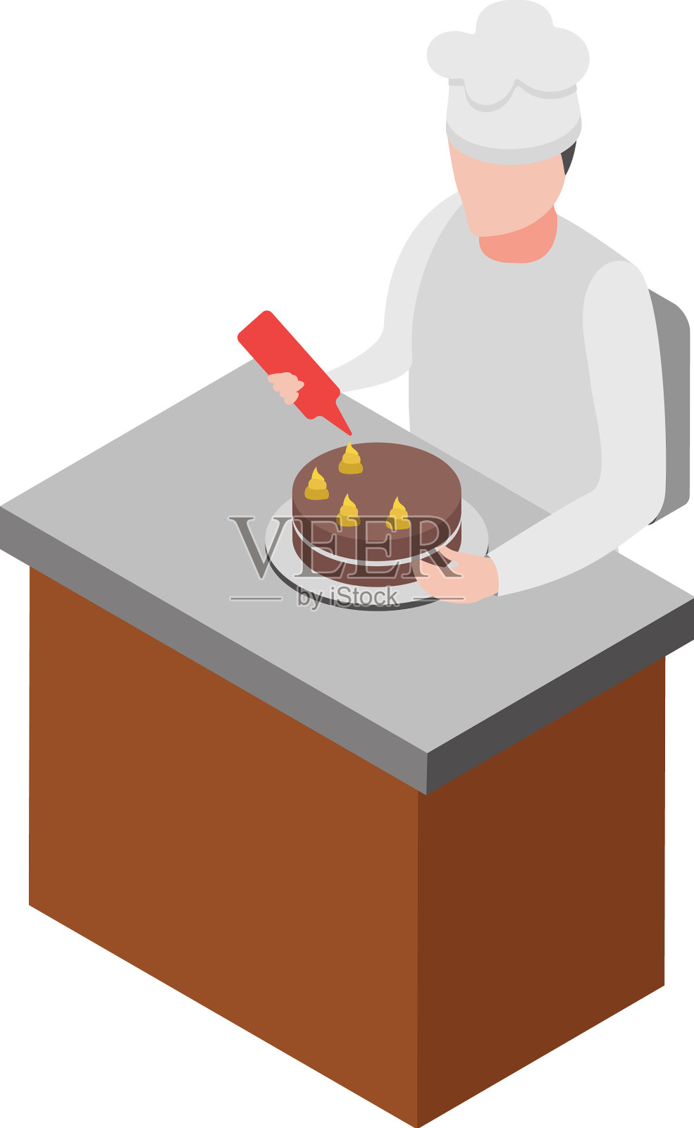 蛋糕制作设计元素图片