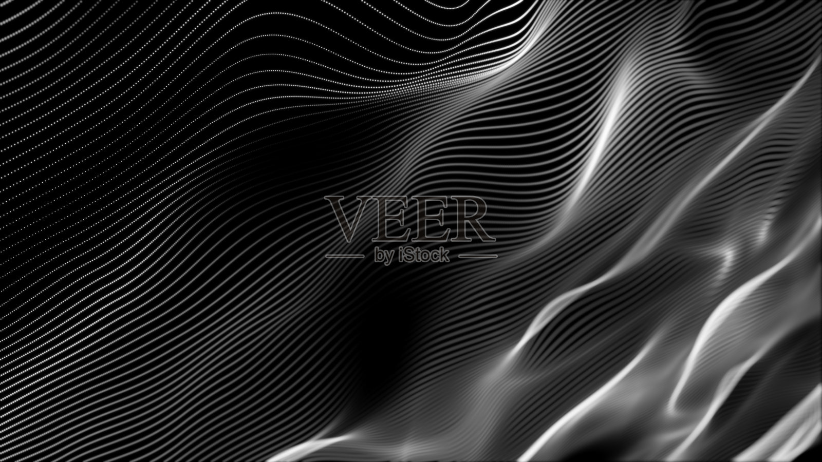 数字粒子波，数字网络空间背景照片摄影图片