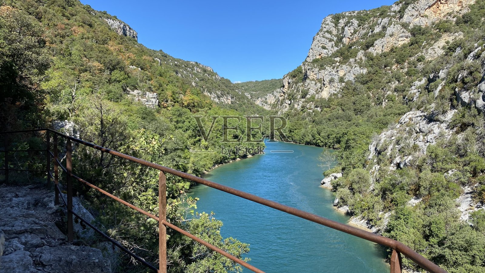 凡尔登峡谷，列入联合国教科文组织名录照片摄影图片