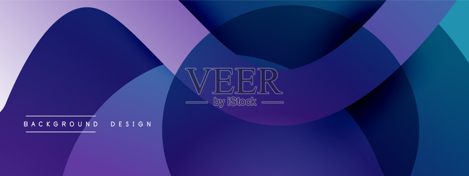 抽象交叠线和圆几何插画图片素材