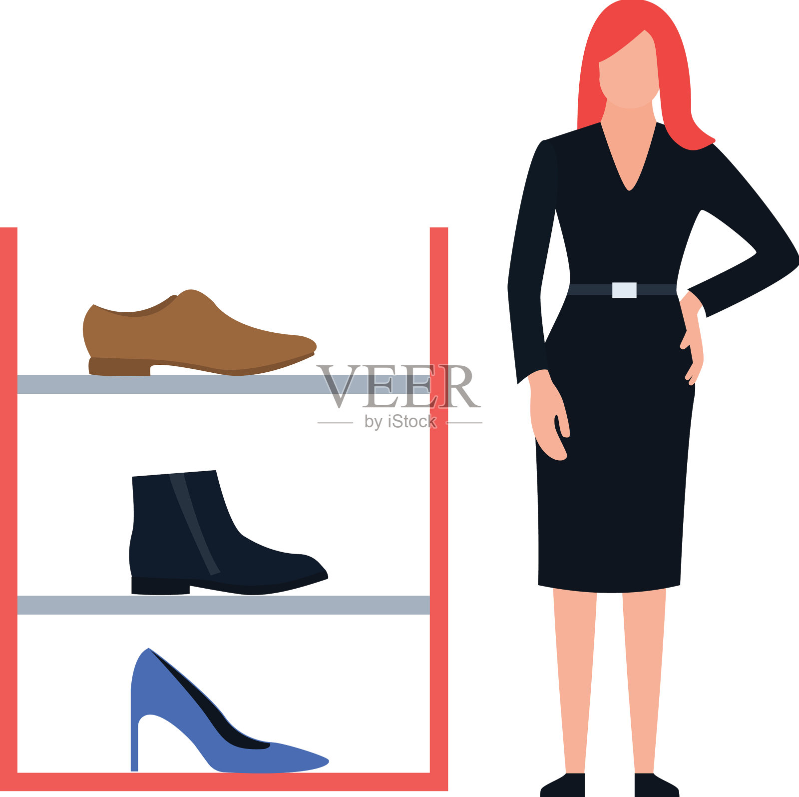 鞋子购物设计元素图片