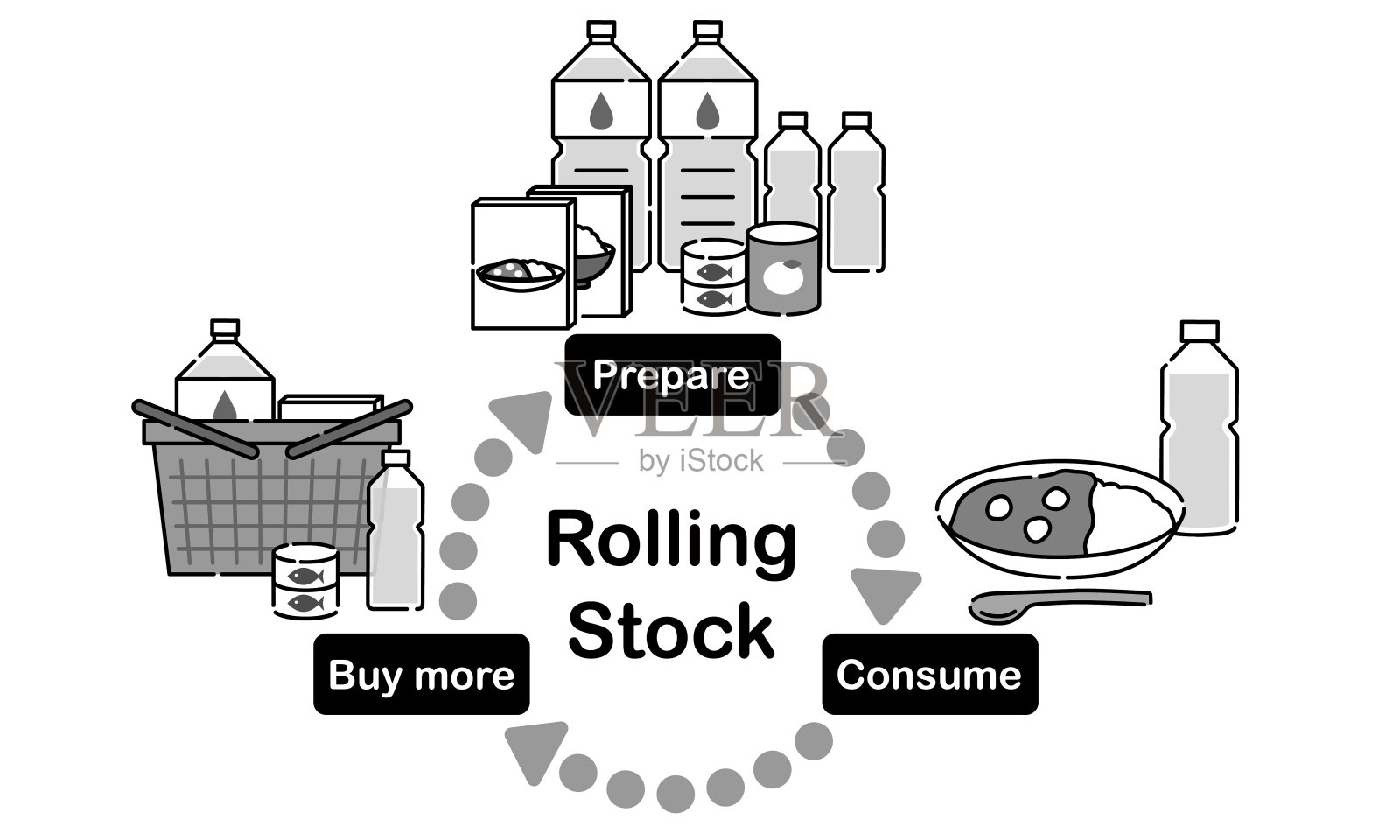 车辆单色插画图片素材