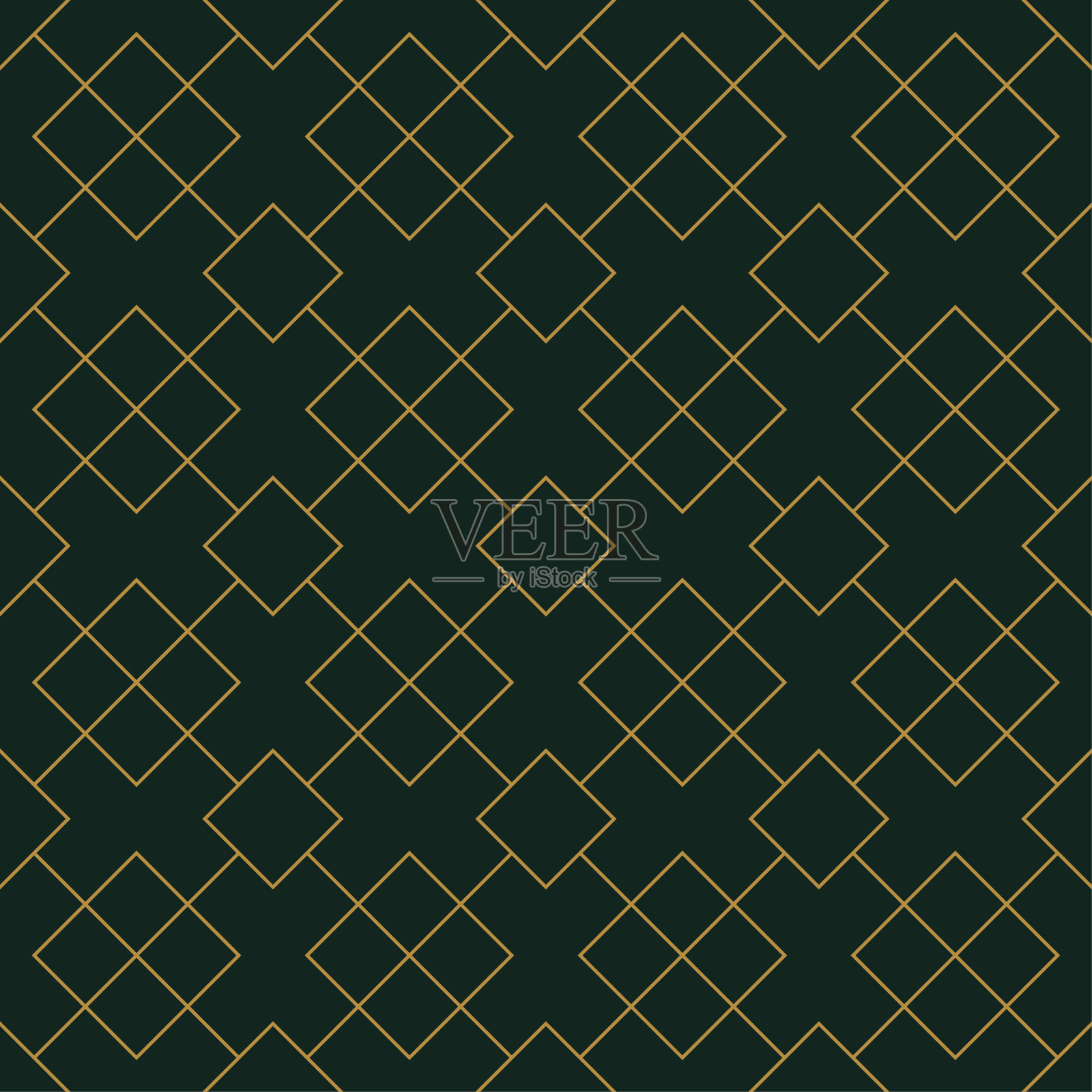 豪华几何无缝图案插画图片素材