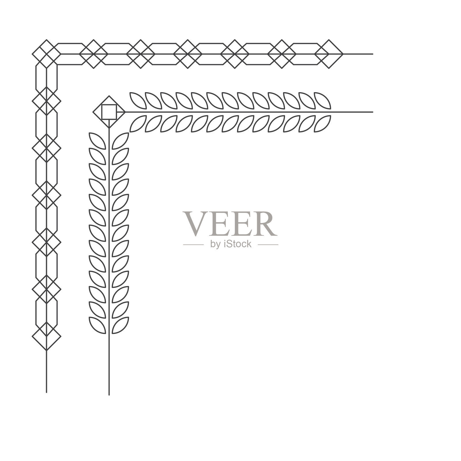 边界设计插画图片素材